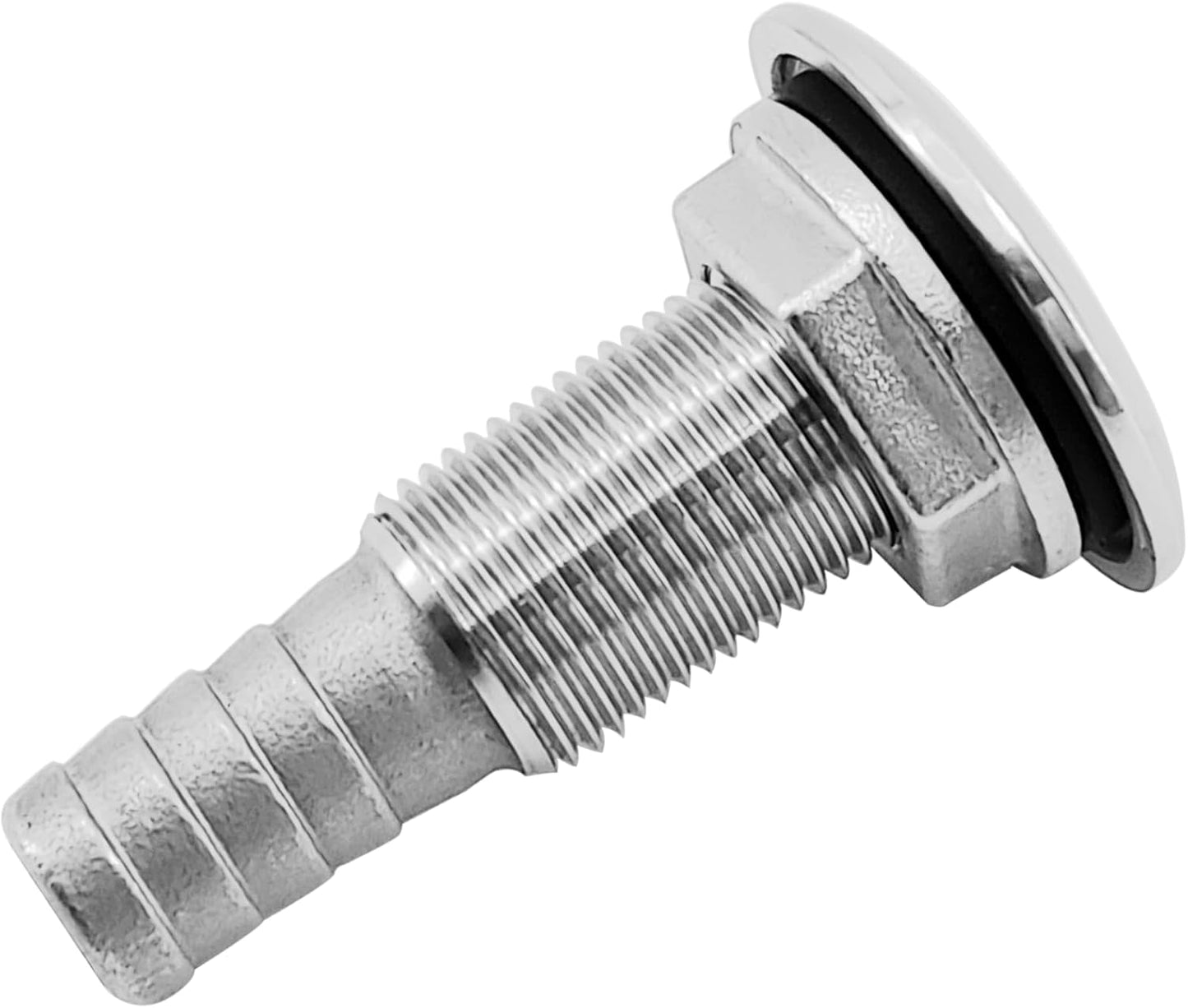 1/2 Stainless Steel Thru-Hull ，Barbed Standard — view 2