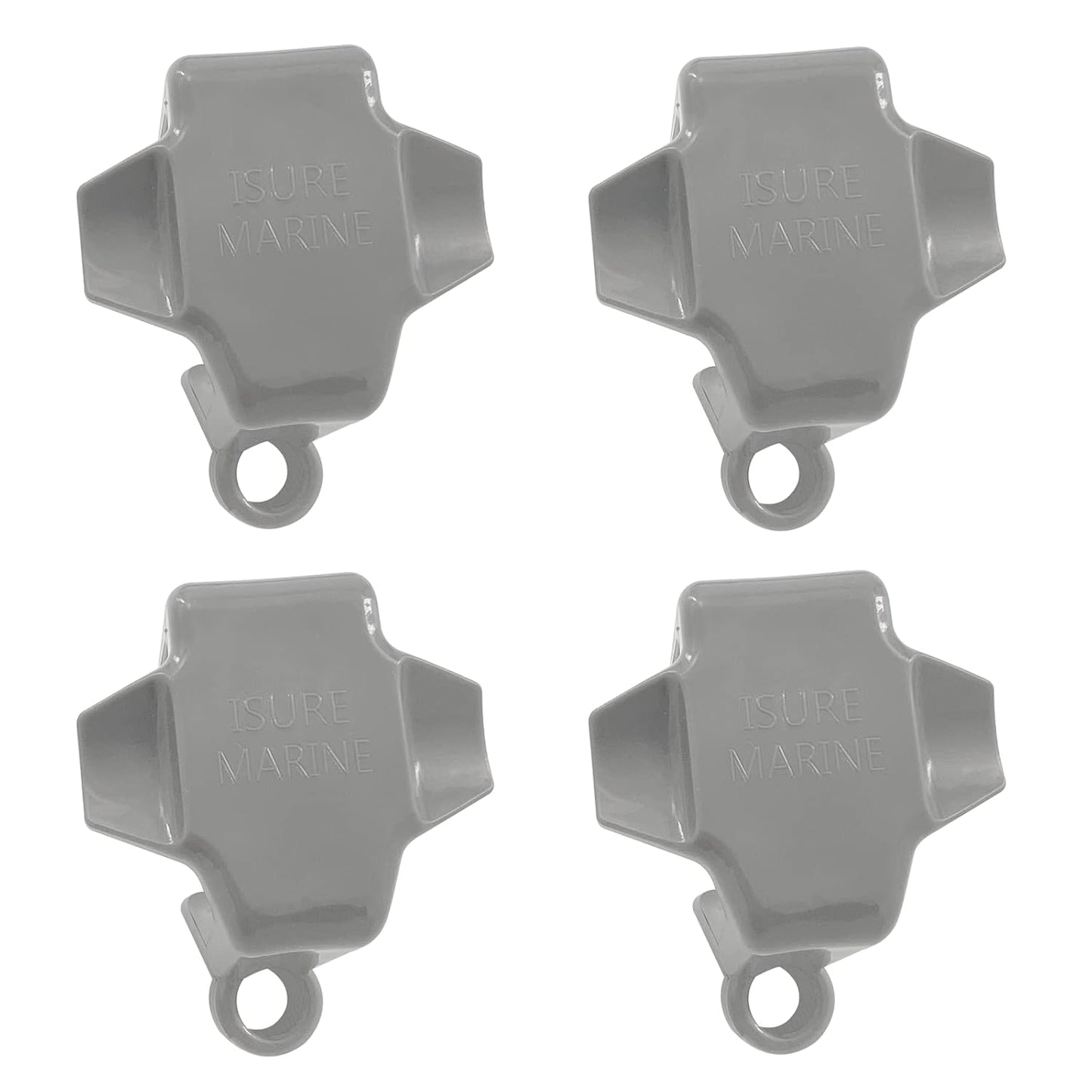 4 Pcs Square Rail Fender Bumpers — view 2