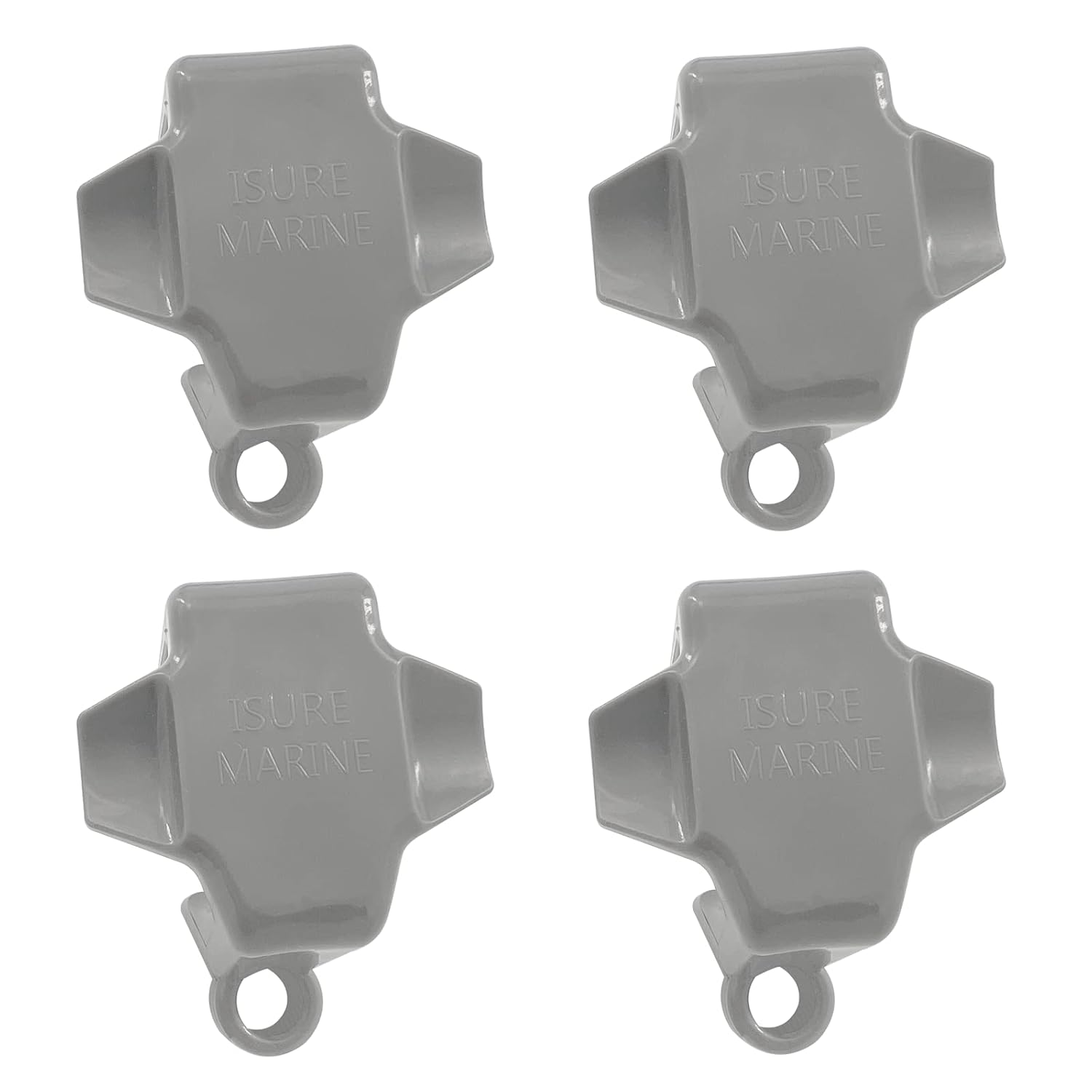 4 Pcs Square Rail Fender Bumpers — view 2