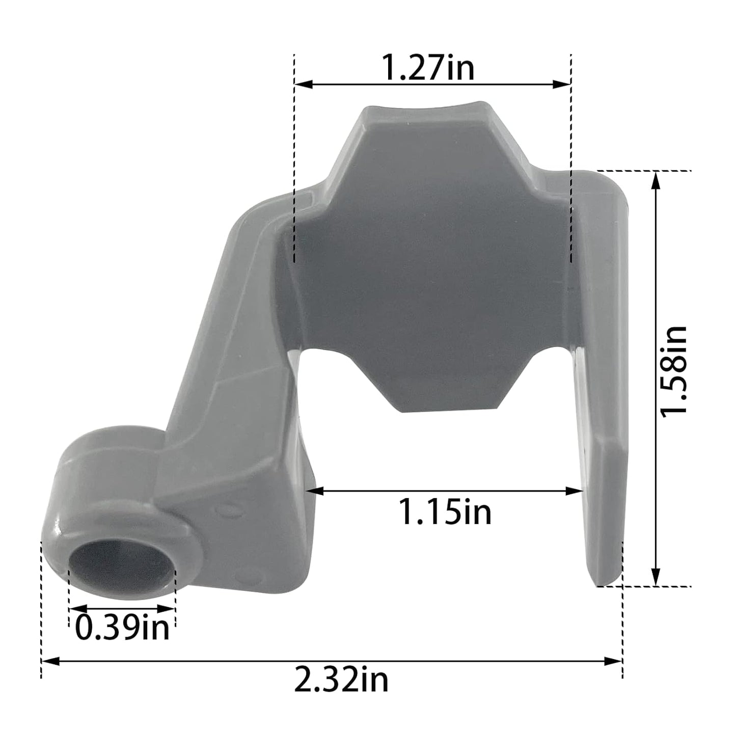 4 Pcs Square Rail Fender Bumpers — view 4