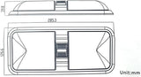 RV 12V LED interior dome light — view 3