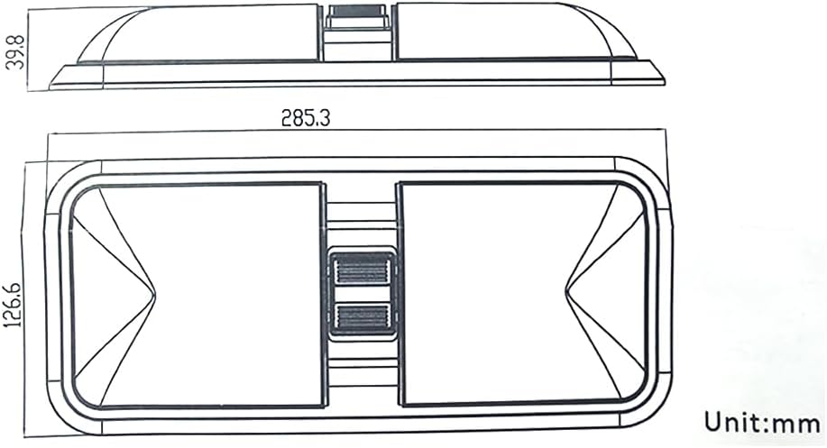 RV 12V LED interior dome light — view 3