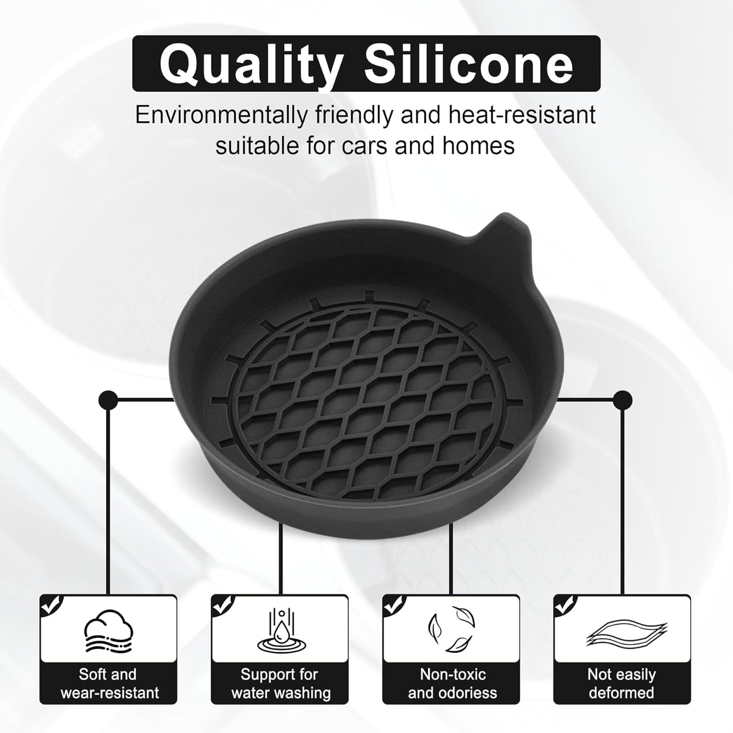 Petluno car cup holder coaster — view 4