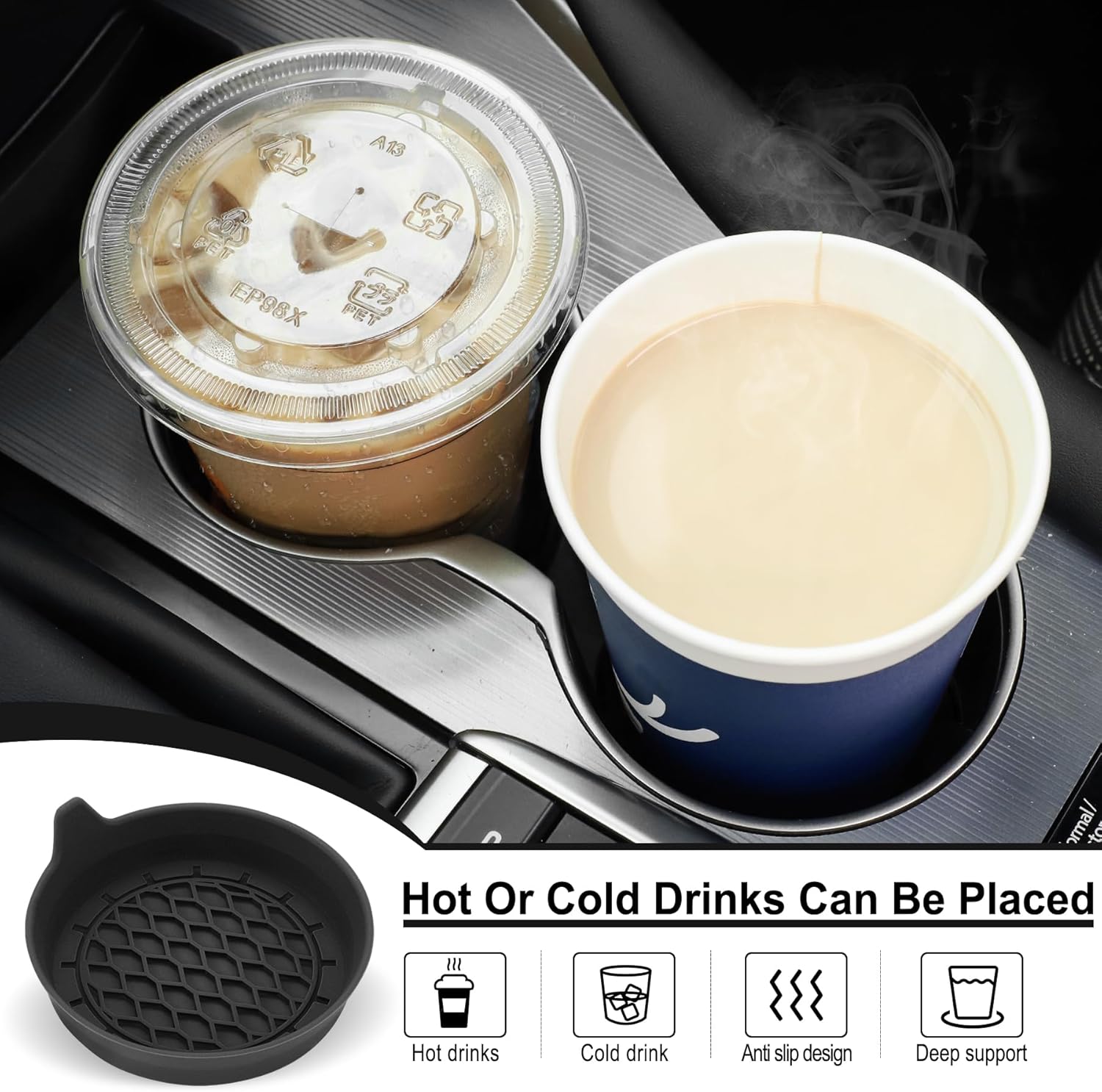 Petluno car cup holder coaster — view 5