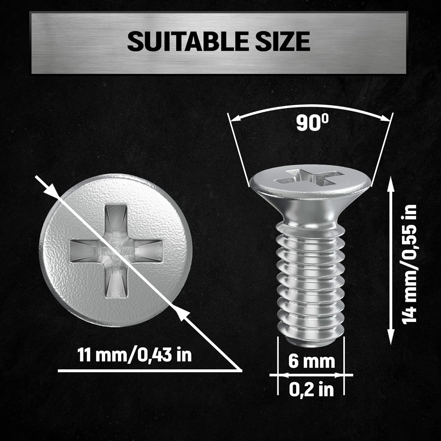 Brake disc retaining screws 8 piece — view 4