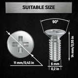 Brake disc retaining screws 8 piece — view 4