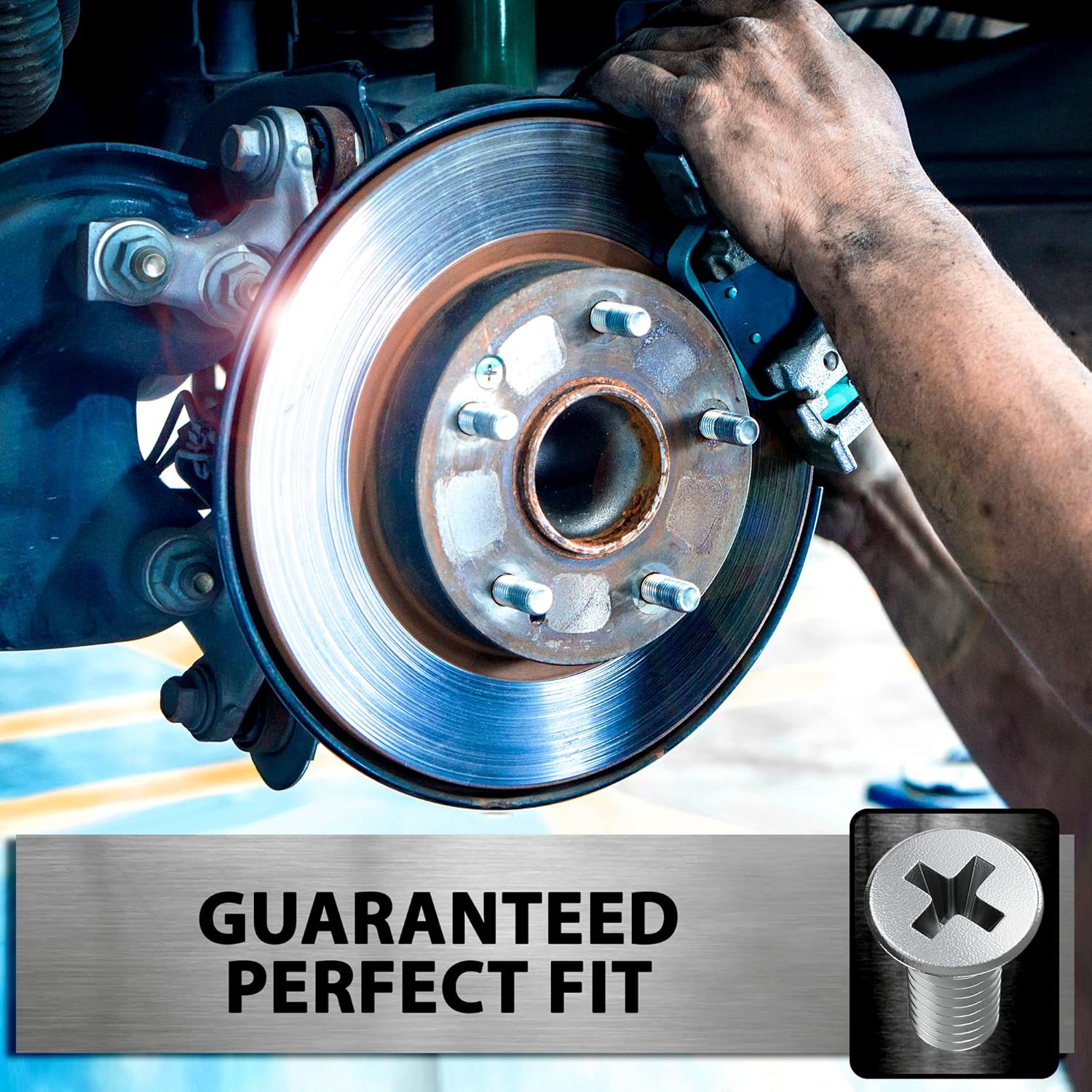 Brake disc retaining screws 8 piece — view 6