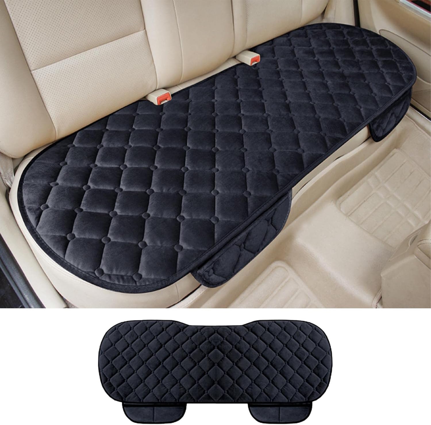 Car rear bench seat cover — view 2
