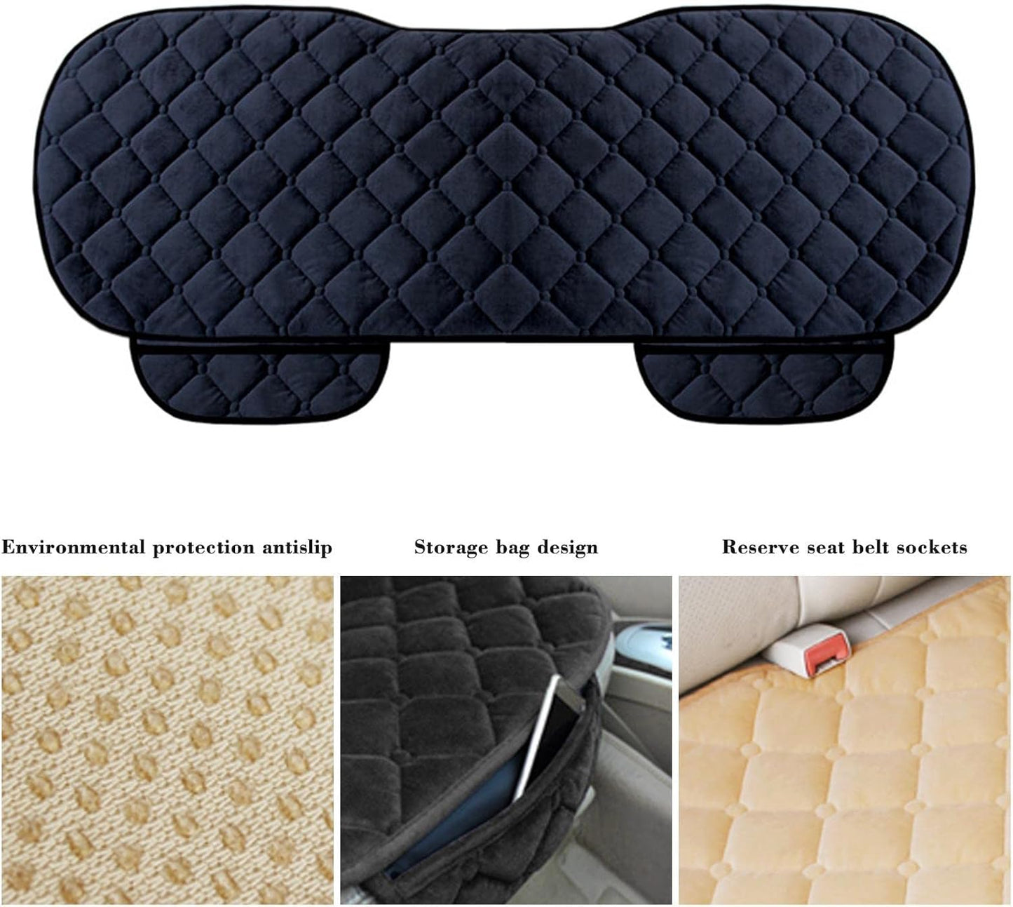 Car rear bench seat cover — view 4