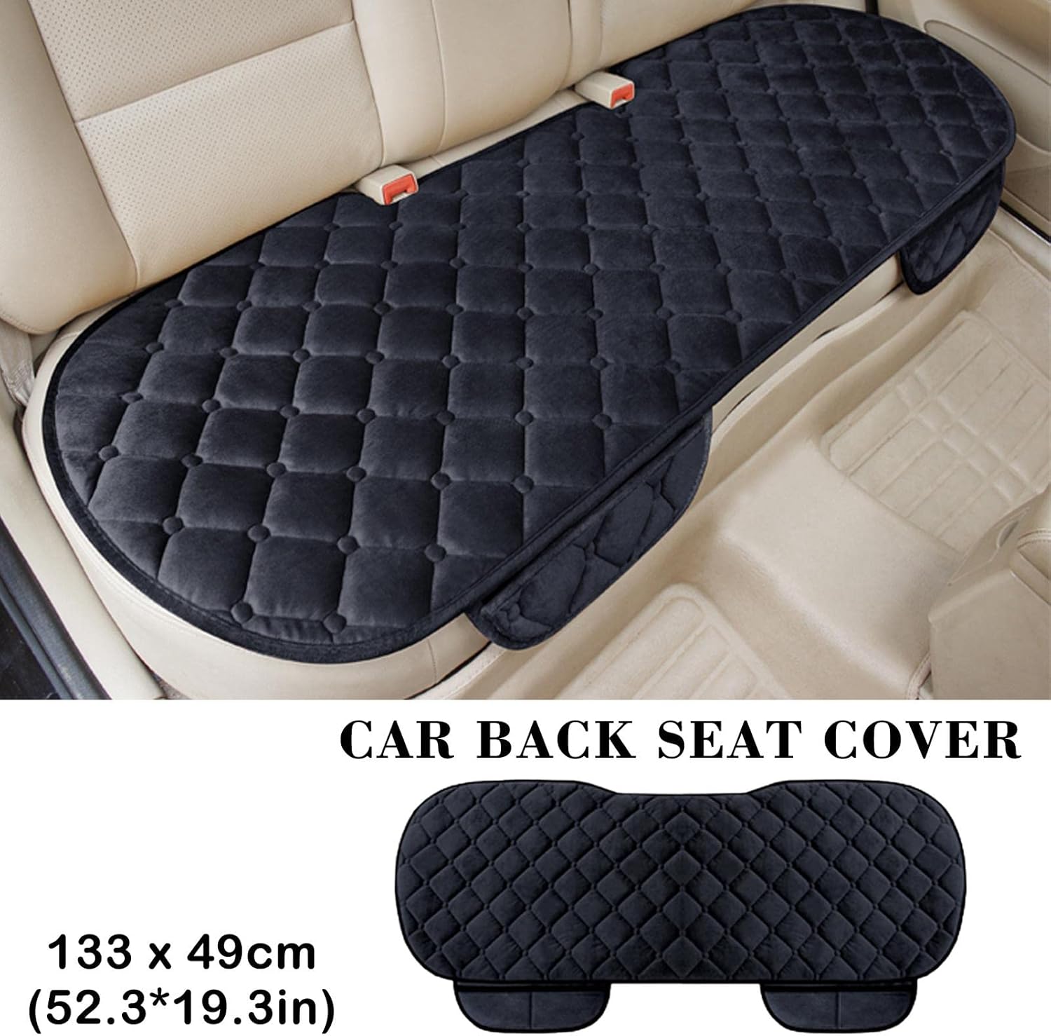 Car rear bench seat cover — view 5