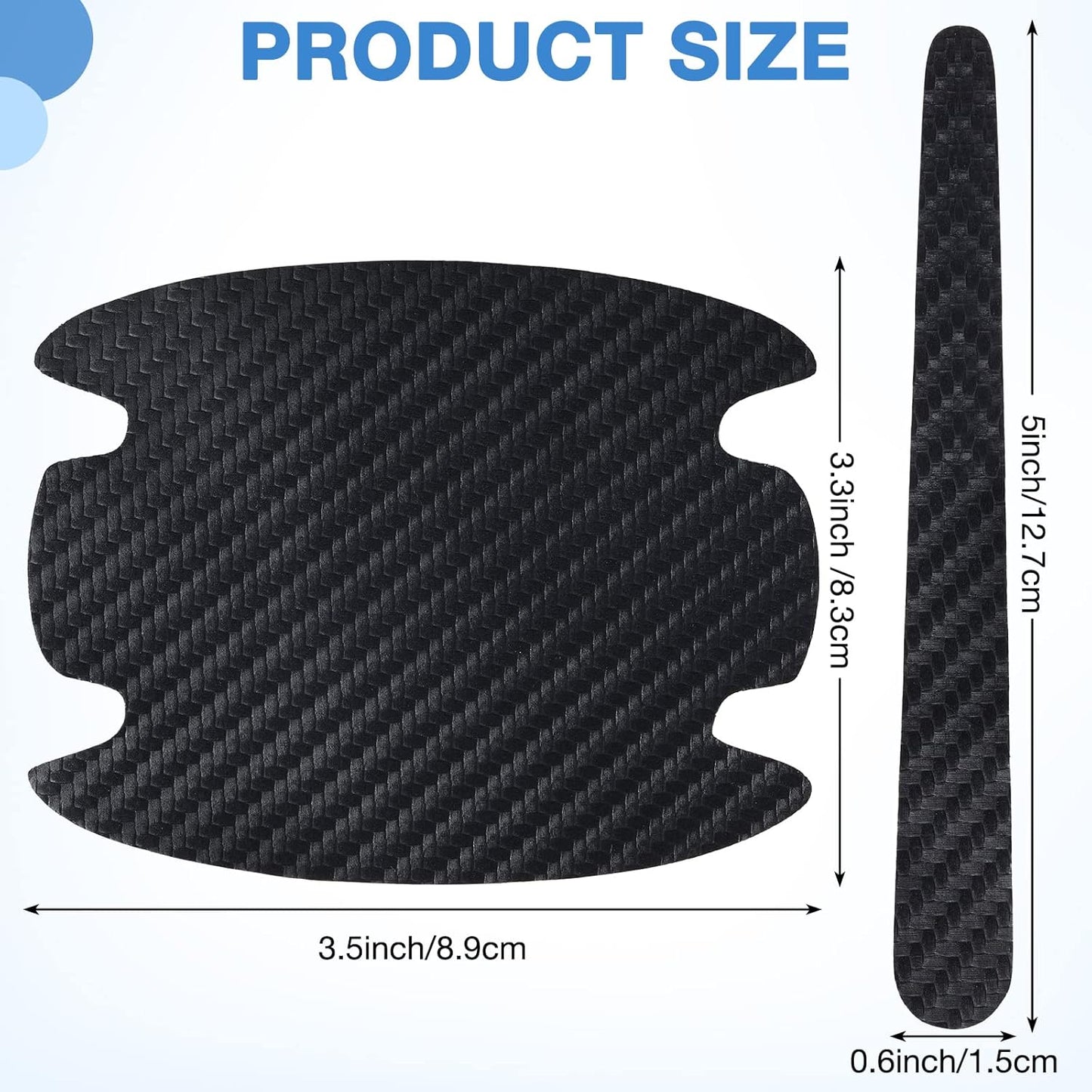 Car door handle scratch protector — view 3