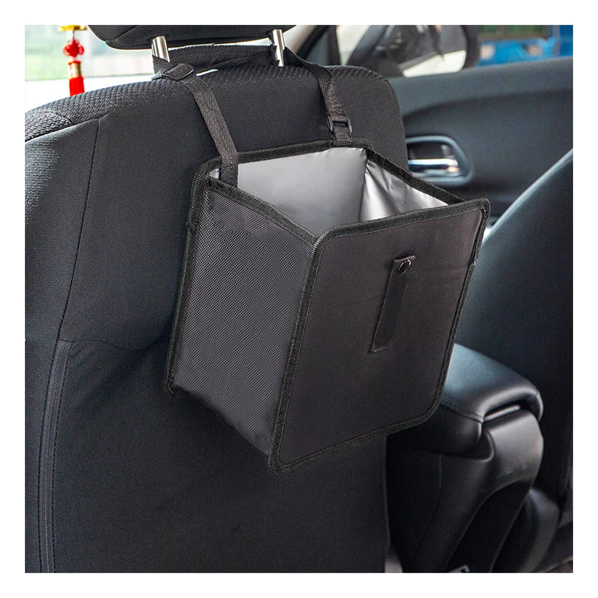 Foldable car trash can 1.85 gallon — view 2