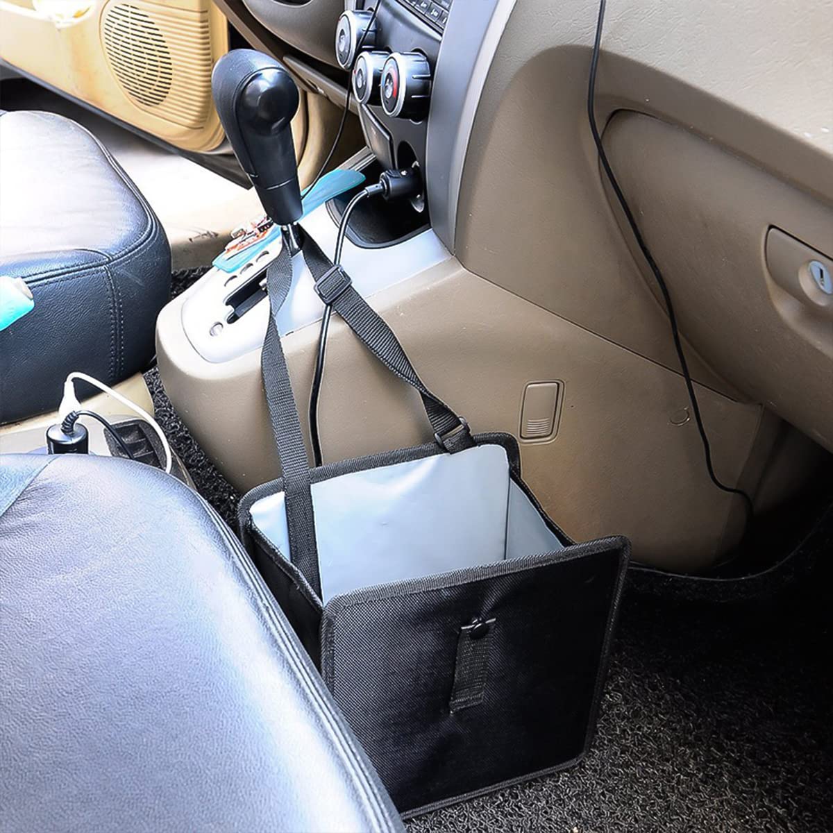 Foldable car trash can 1.85 gallon — view 8