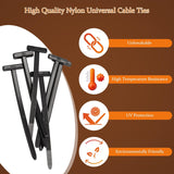 Nylon zip ties 100 piece — view 3