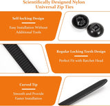 Nylon zip ties 100 piece — view 4