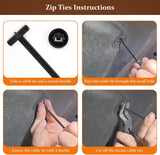 Nylon zip ties 100 piece — view 6