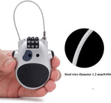 Electric vehicle helmet cable lock — view 9