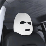 Funny face car headrest cover — view 3