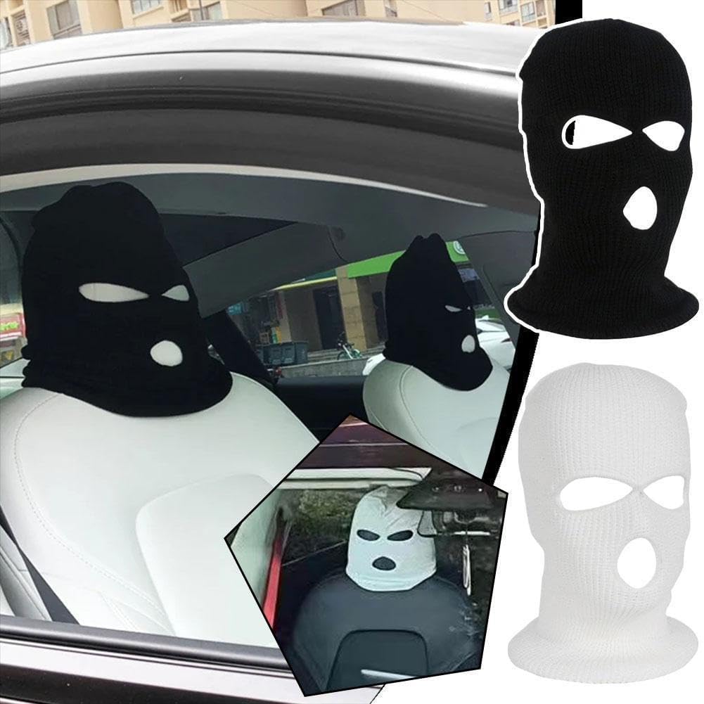 Funny face car headrest cover — view 7