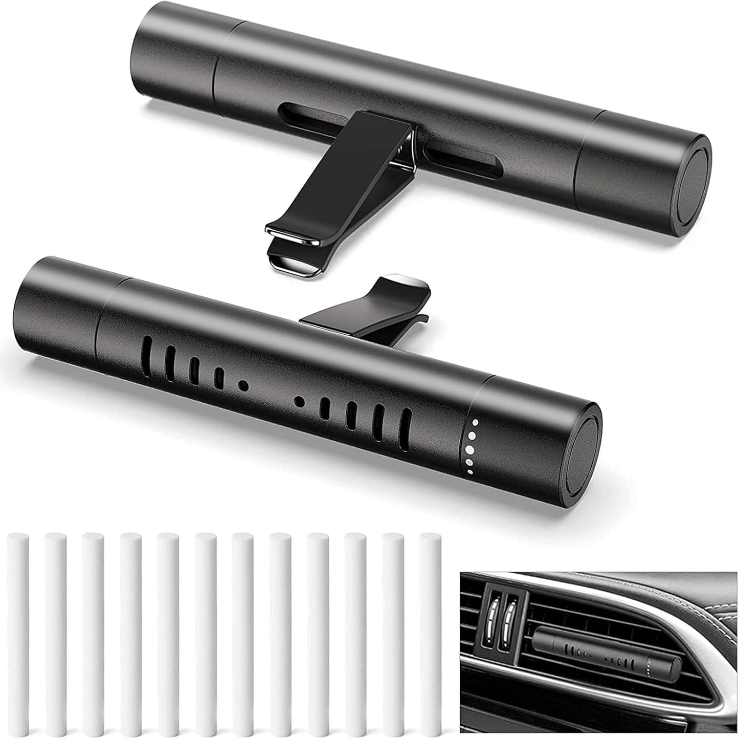 Car vent diffuser with aroma sticks — view 2