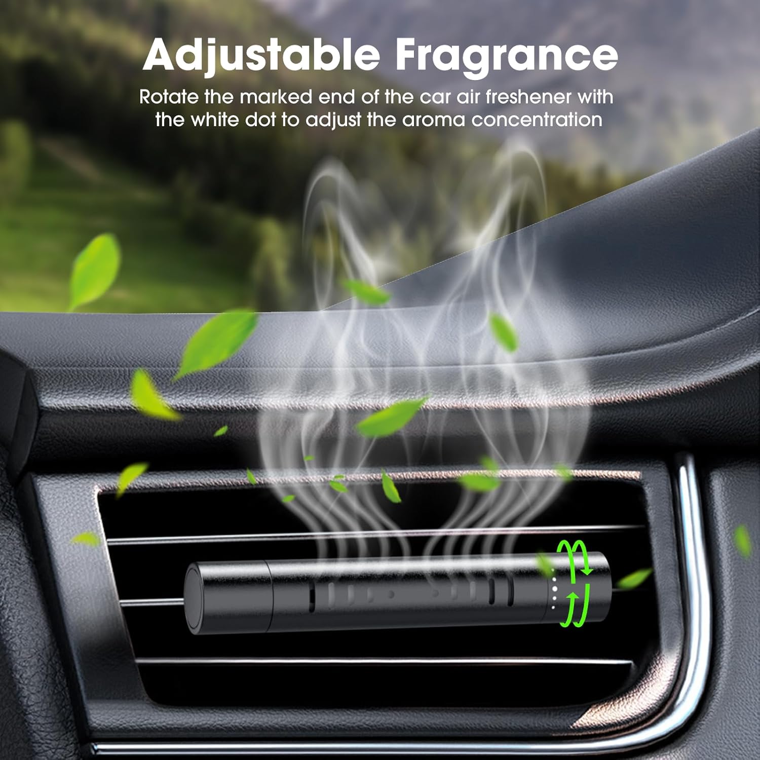 Car vent diffuser with aroma sticks — view 5