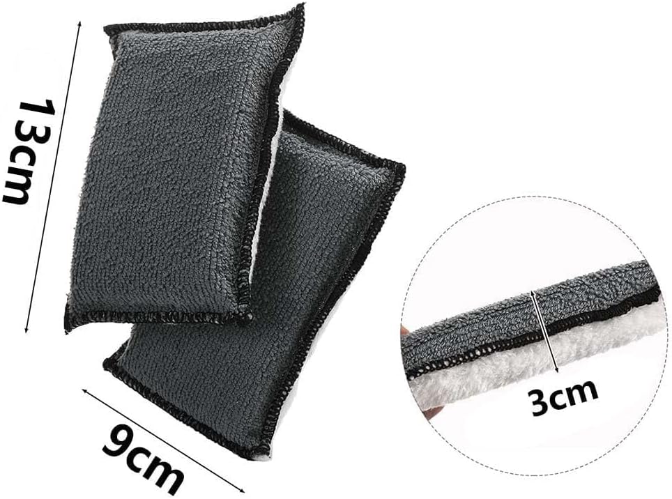 6 pcs car interior cleaning sponge — view 3