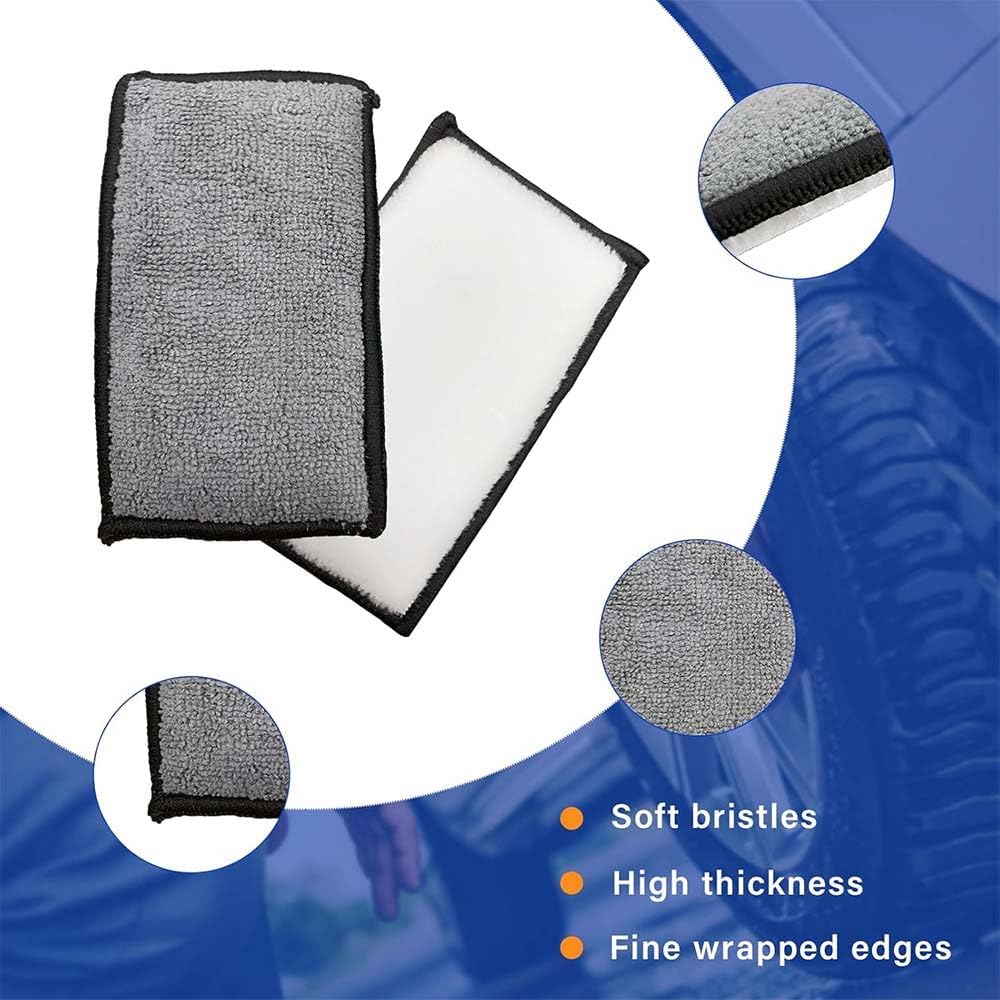 6 pcs car interior cleaning sponge — view 4