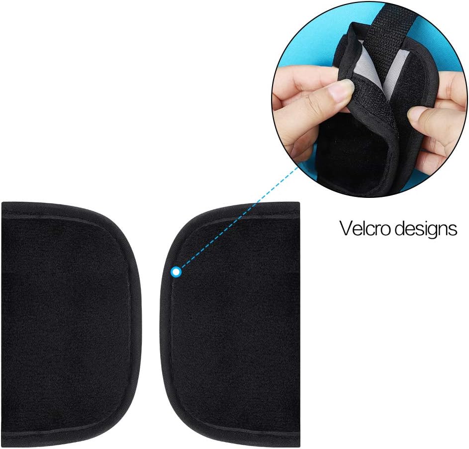 Baby car seat strap pads — view 3