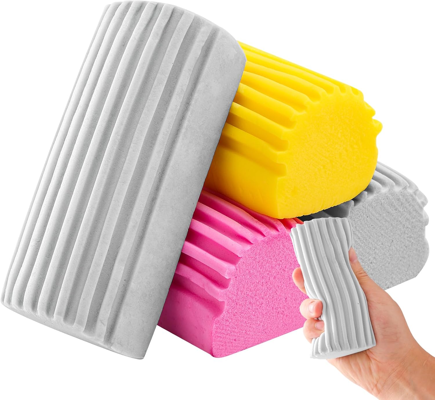 4-pack magic duster sponge brush — view 2