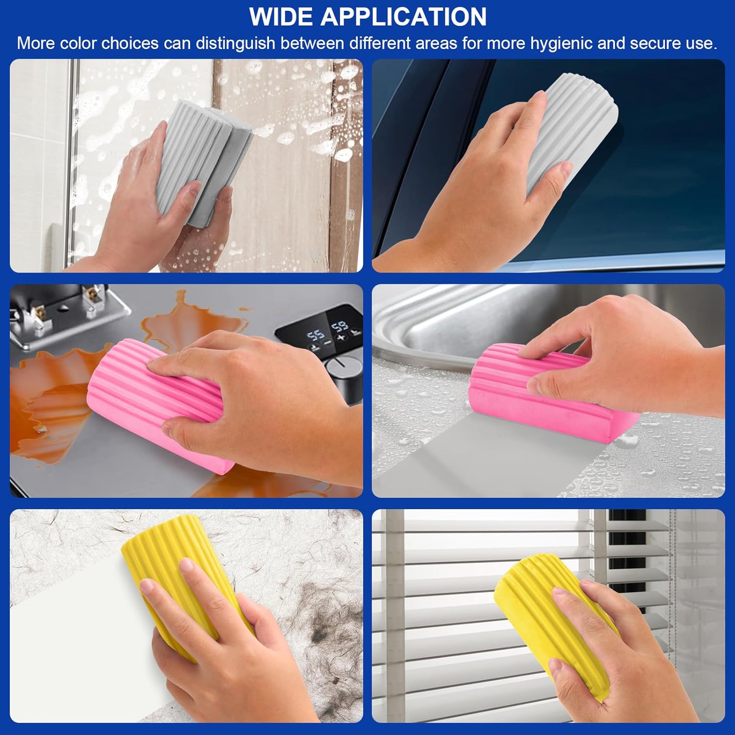 4-pack magic duster sponge brush — view 6