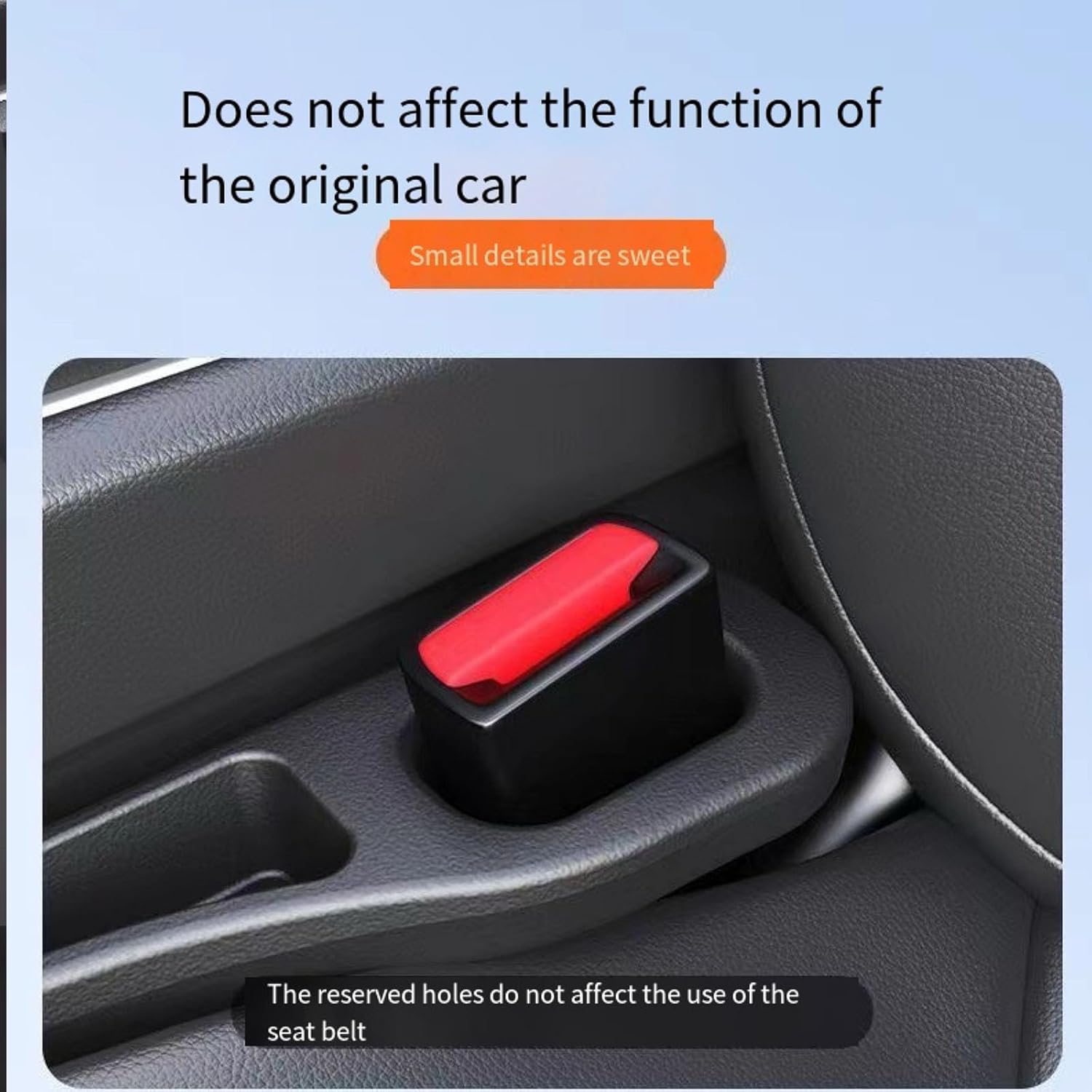 2 pcs car seat side gap filler — view 6