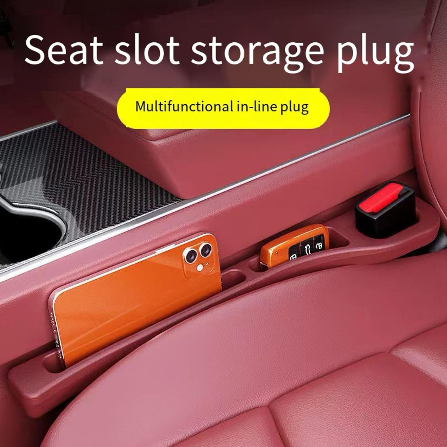 2 pcs car seat side gap filler — view 9