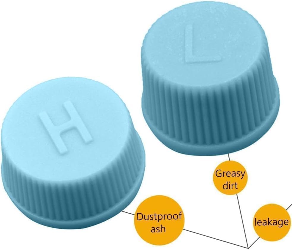 2 pcs R134a AC valve caps — view 3