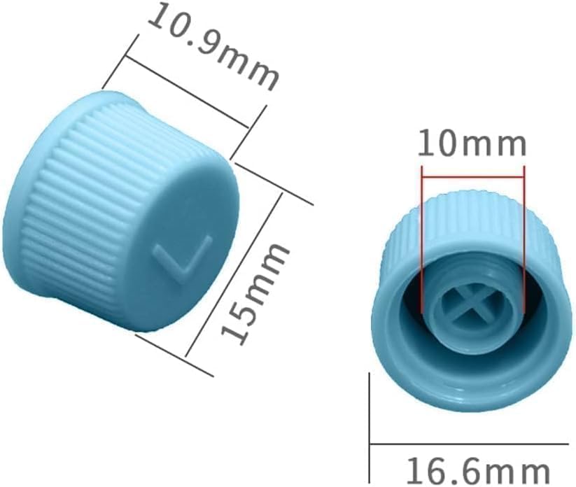2 pcs R134a AC valve caps — view 4
