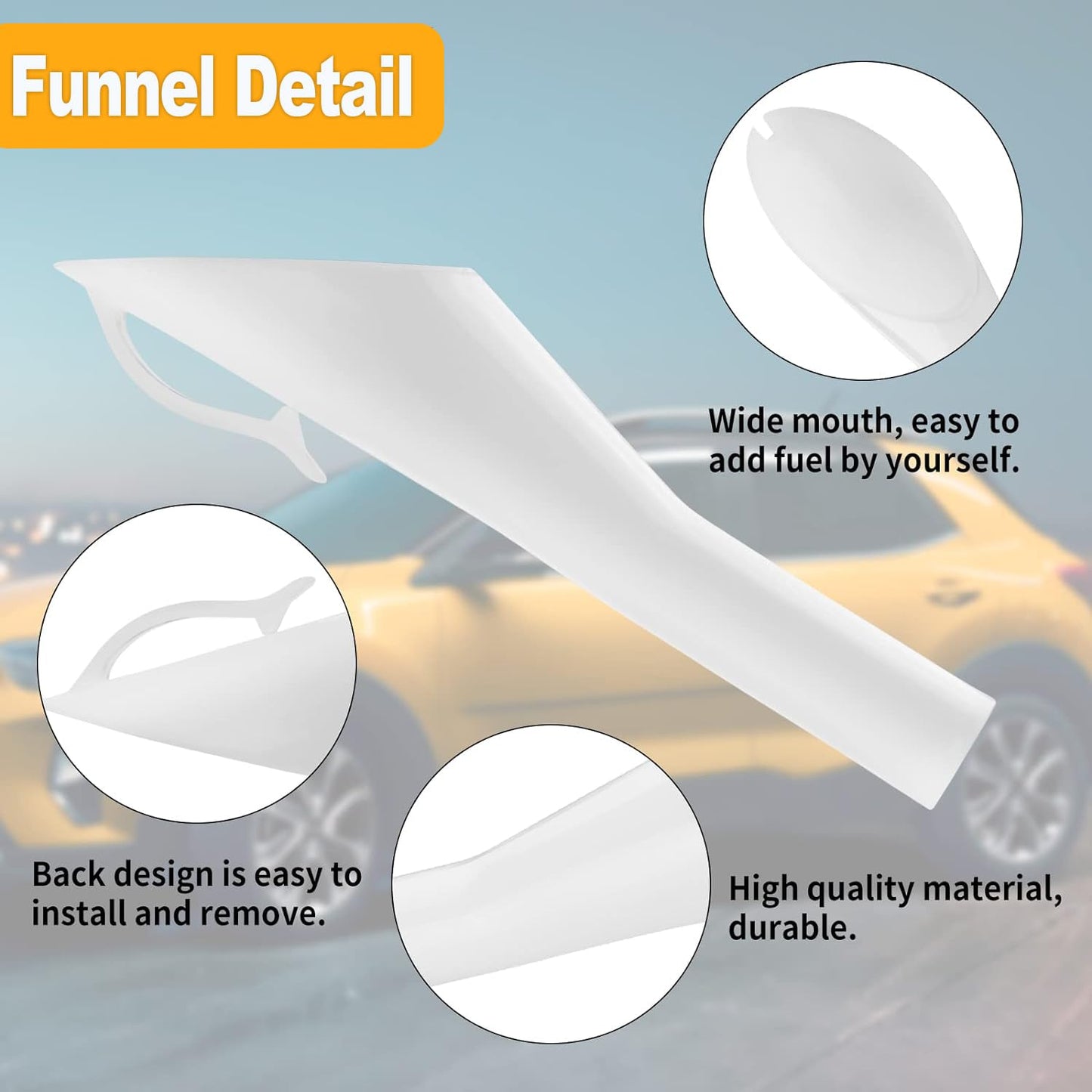 2 pcs Ford F150 fuel filler funnel — view 4