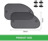 2 pcs car side window sunshade — view 3