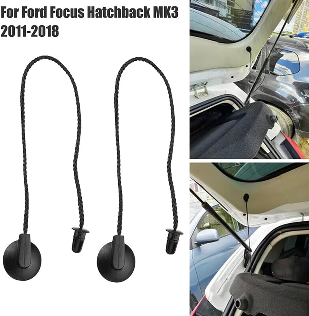 2 pcs Ford Focus parcel shelf cord — view 6