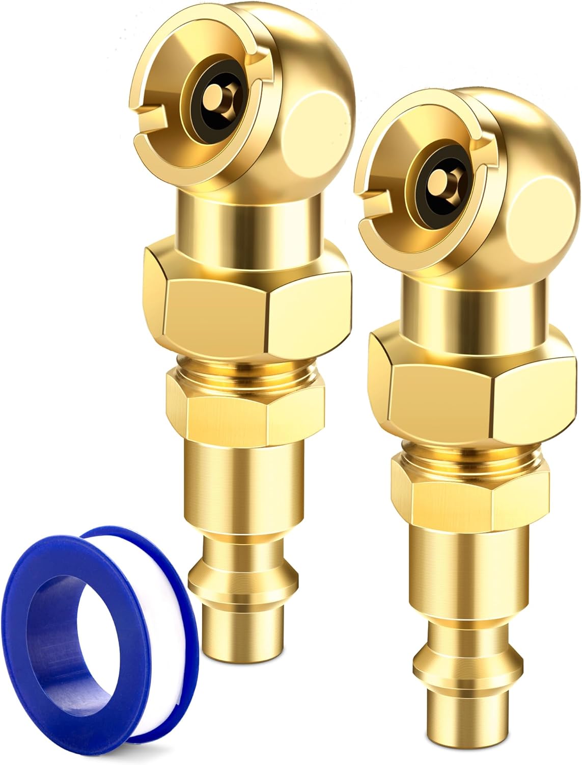 2 pack ball foot tyre air chuck — view 2