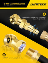 2 pack ball foot tyre air chuck — view 3