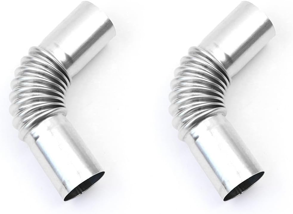 13cm stainless steel exhaust connector — view 2