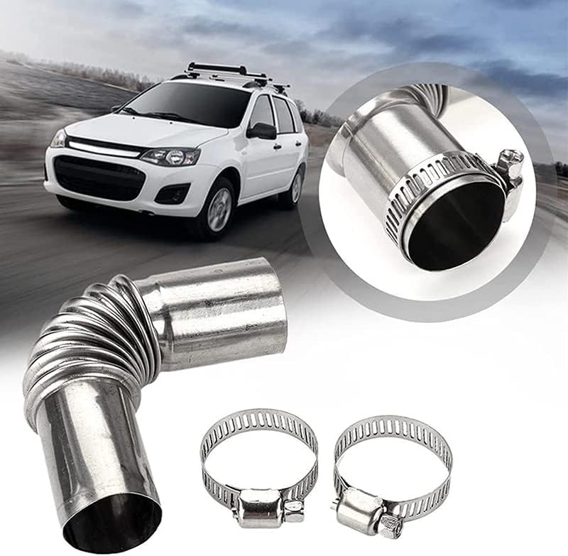 13cm stainless steel exhaust connector — view 3