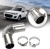 13cm stainless steel exhaust connector — view 3