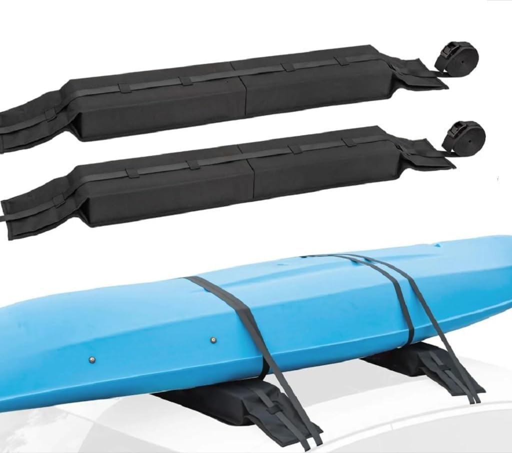 Universal soft roof rack pads — view 2