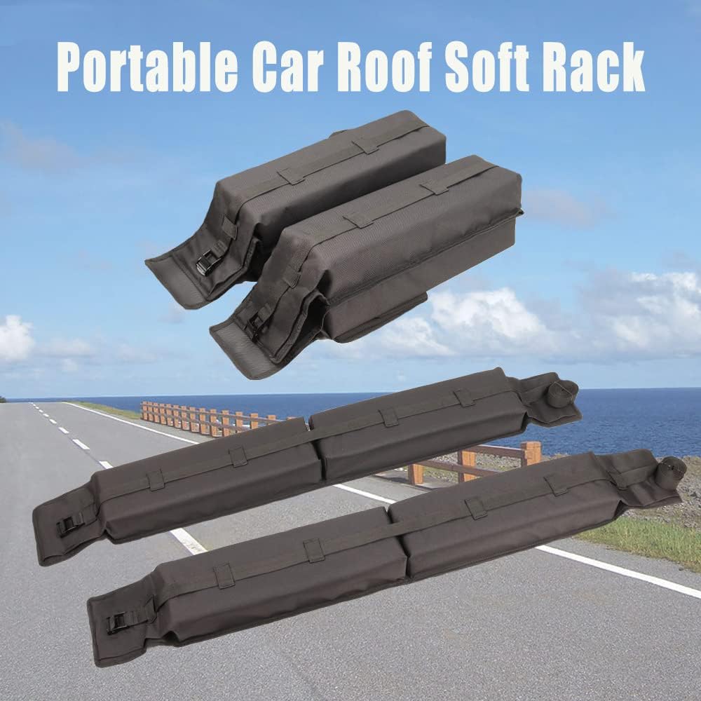 Universal soft roof rack pads — view 3