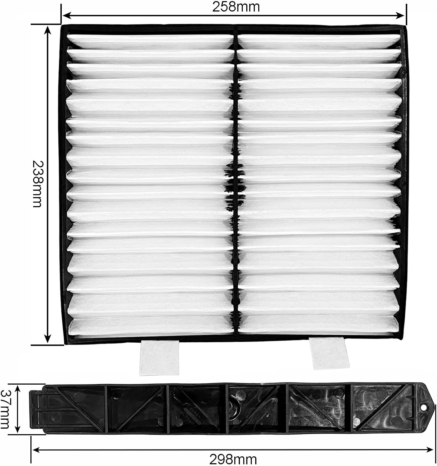 GM Chevy cabin air filter retrofit kit — view 6