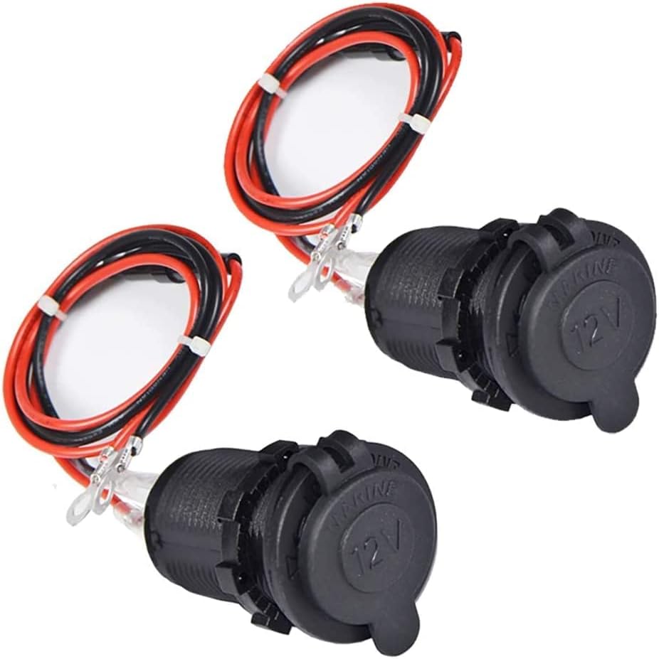 2 pcs 12V cigarette lighter socket — view 2
