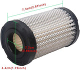3 pack Tecumseh 100-222 air filter — view 3