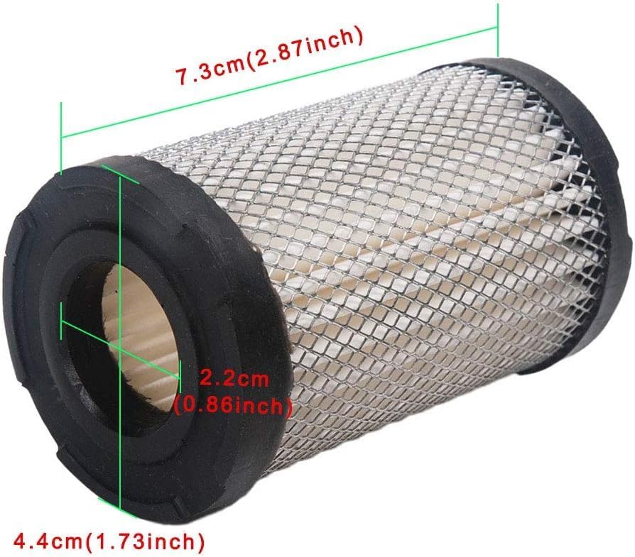 3 pack Tecumseh 100-222 air filter — view 3