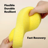 3 pack large car wash sponge — view 7