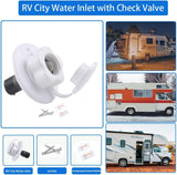 RV city water inlet check valve — view 4